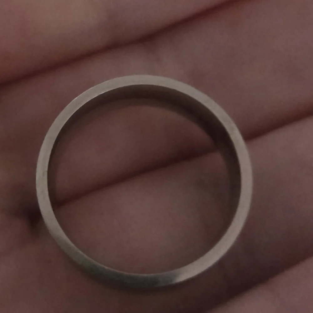 Men's Black and Silver Ring - Picture 3 of 6